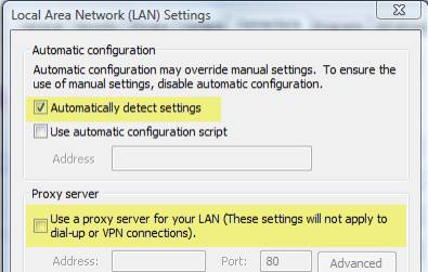 Lan Settings