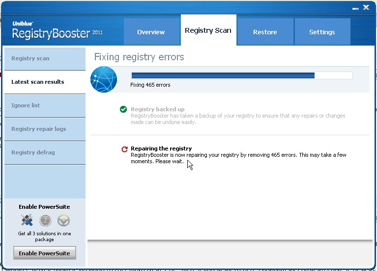 registry booster repair
